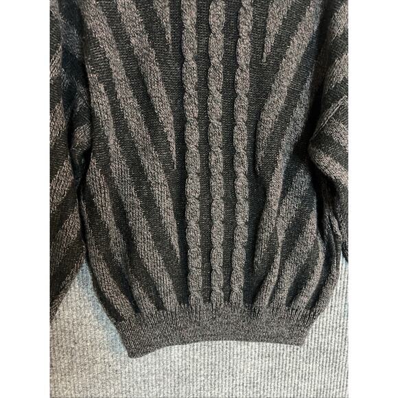 Vintage L. Virany Mens Pullover Sweater Size Large Made In Italy Retro Grandpa - Picture 4 of 10